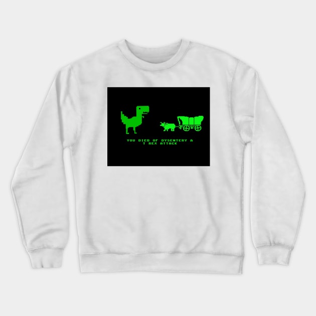 JURRASIC TRAIL Crewneck Sweatshirt by OMEGAFIRESTUDIOS